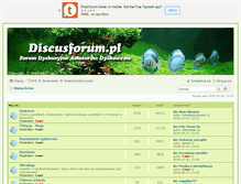 Tablet Screenshot of discusforum.pl